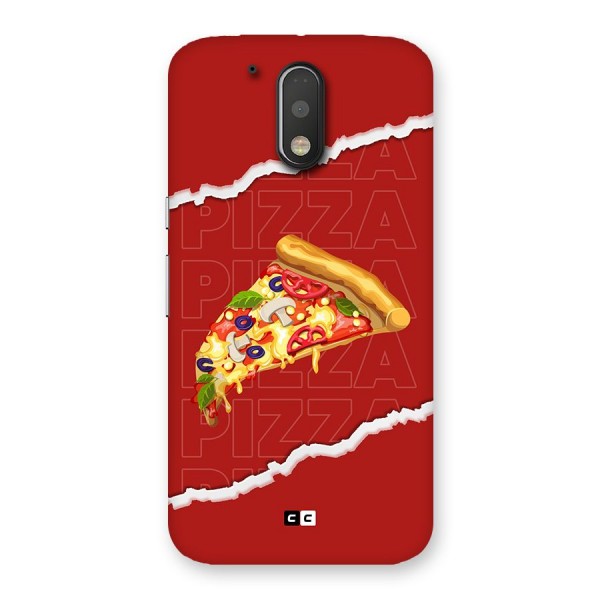 Pizza Lover Back Case for Moto G4 Plus