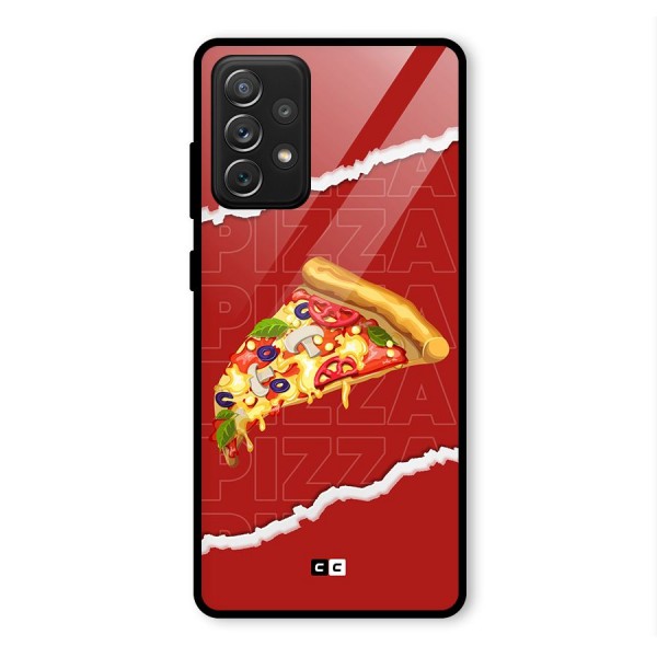 Pizza Lover Glass Back Case for Galaxy A72