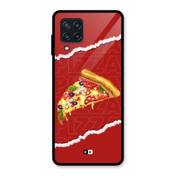 Pizza Lover Glass Back Case for Galaxy M32
