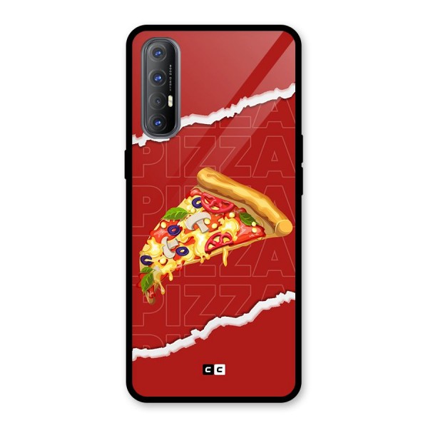 Pizza Lover Glass Back Case for Oppo Reno3 Pro
