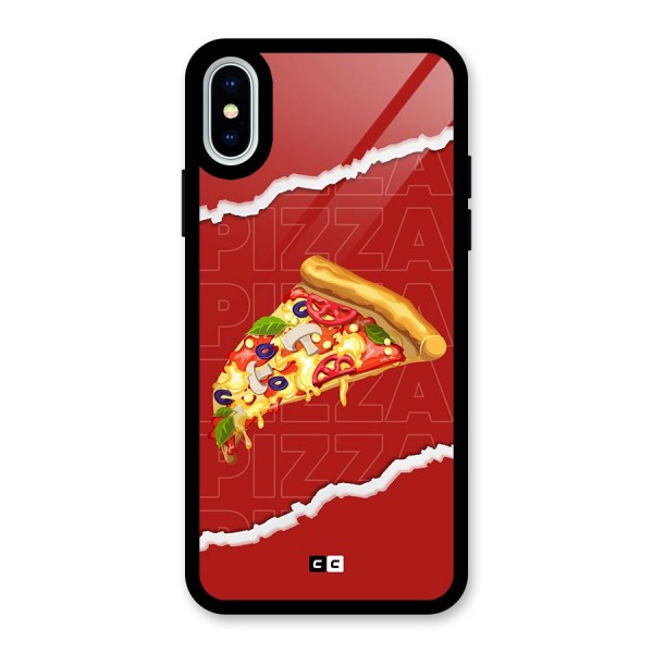 Pizza Lover Glass Back Case for iPhone X
