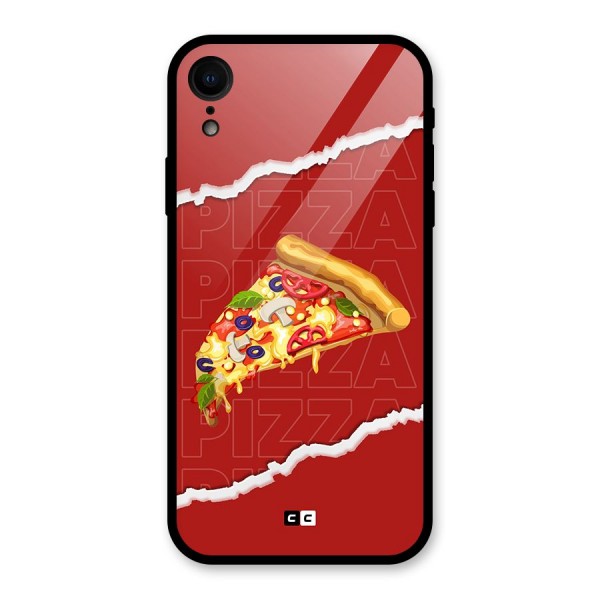 Pizza Lover Glass Back Case for iPhone XR