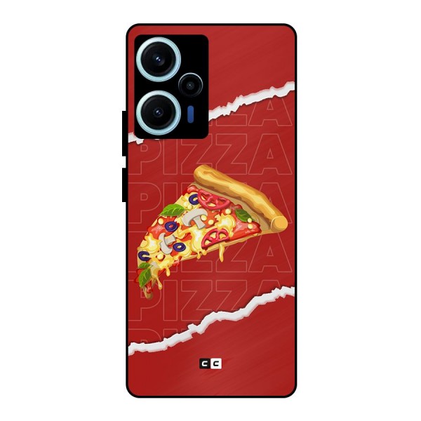 Pizza Lover Metal Back Case for Poco F5