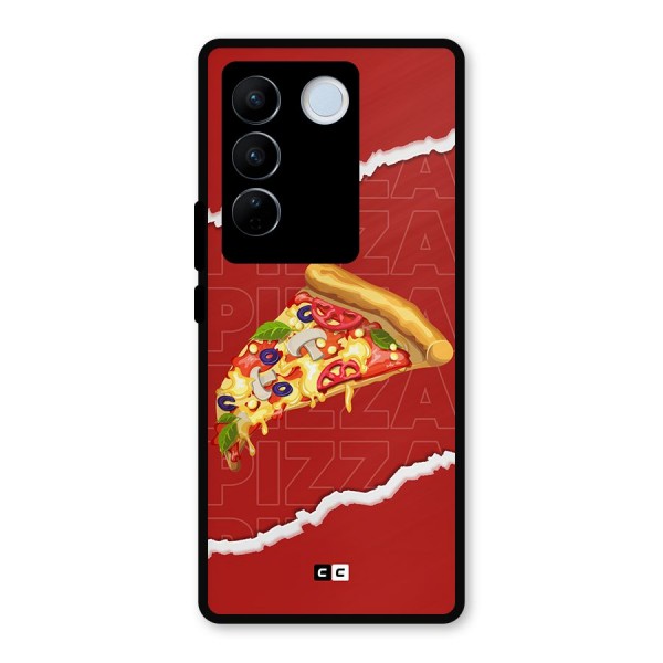 Pizza Lover Metal Back Case for Vivo V27