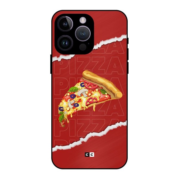 Pizza Lover Metal Back Case for iPhone 14 Pro Max