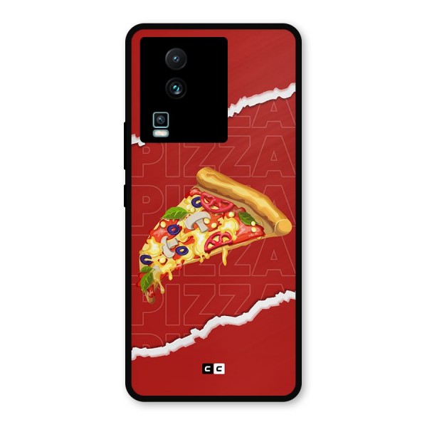 Pizza Lover Metal Back Case for iQOO Neo 7