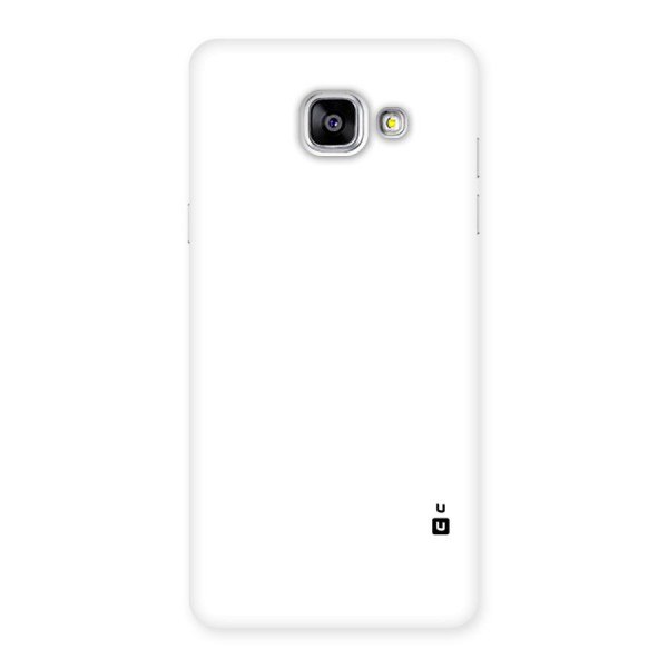 Plain White Back Case for Galaxy A5 2016
