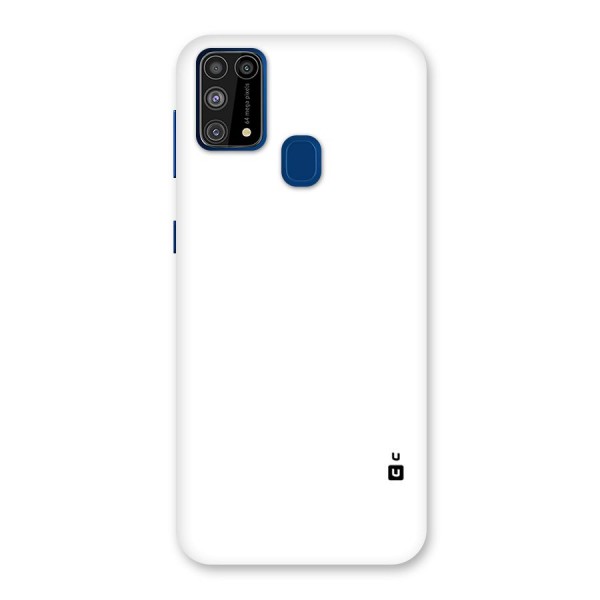 Plain White Back Case for Galaxy F41