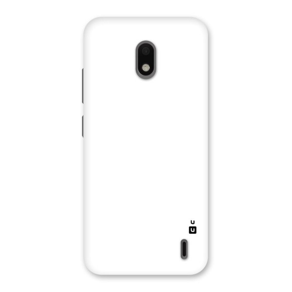 Plain White Back Case for Nokia 2.2