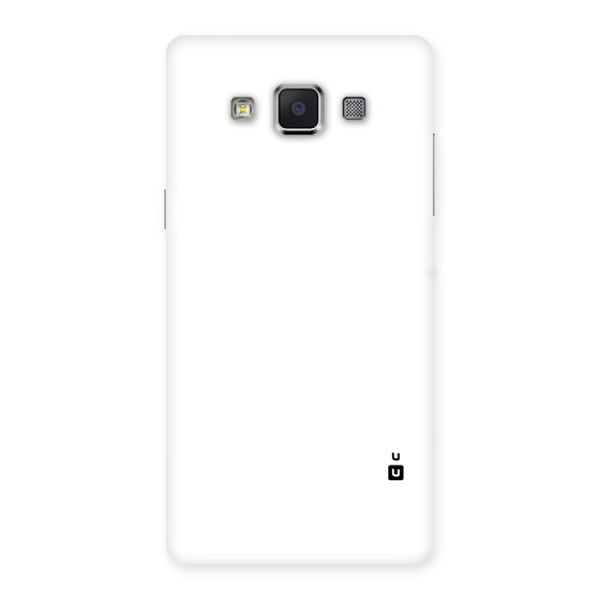Plain White Back Case for Samsung Galaxy A5