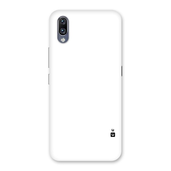 Plain White Back Case for Vivo NEX