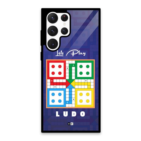Play Life Glass Back Case for Galaxy S22 Ultra 5G
