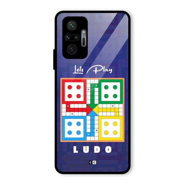 Play Life Glass Back Case for Redmi Note 10 Pro Max