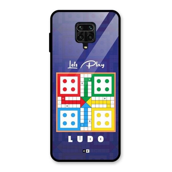 Play Life Glass Back Case for Redmi Note 9 Pro Max