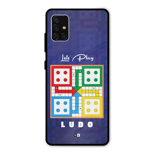 Play Life Metal Back Case for Galaxy A51
