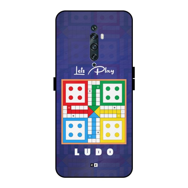 Play Life Metal Back Case for Oppo Reno2 F