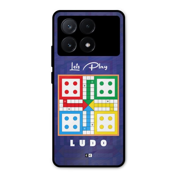 Play Life Metal Back Case for Poco X6 Pro
