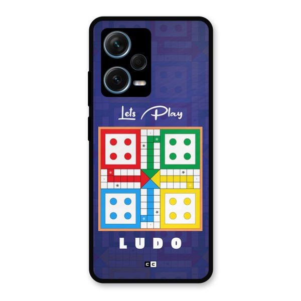 Play Life Metal Back Case for Redmi Note 12 Pro Plus 5G