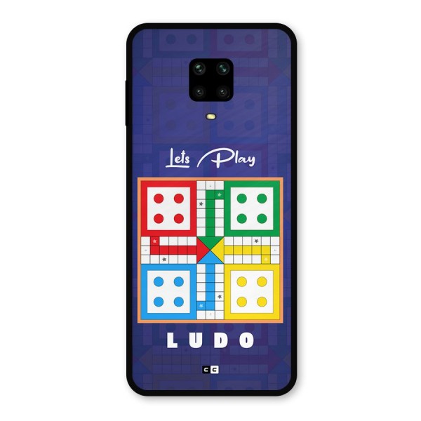 Play Life Metal Back Case for Redmi Note 9 Pro Max