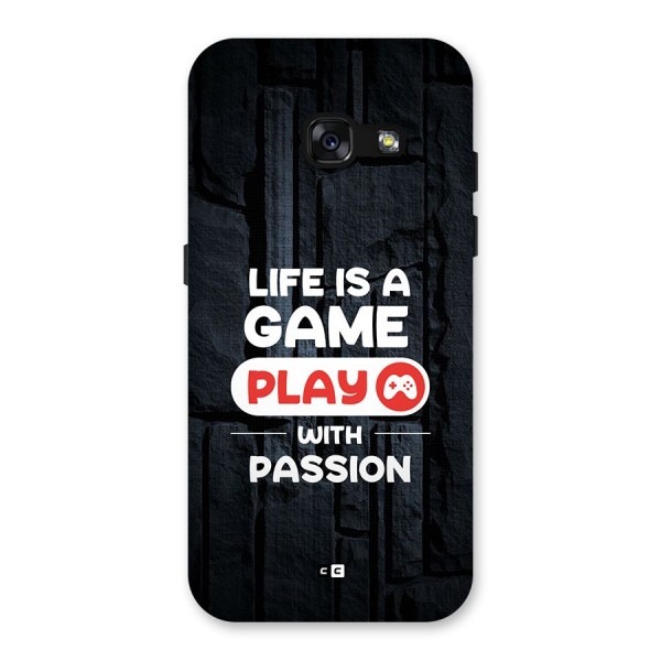 Play With Passion Back Case for Galaxy A3 (2017)