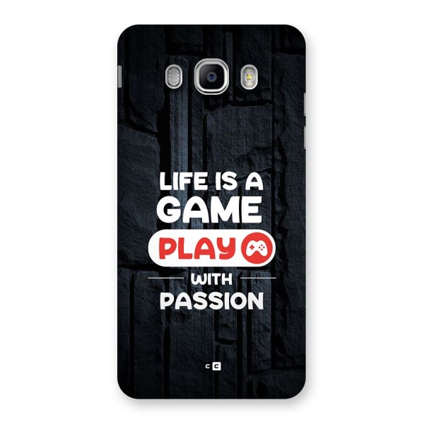 Play With Passion Back Case for Galaxy J5 2016