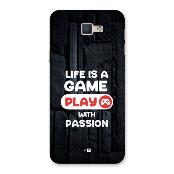 Play With Passion Back Case for Galaxy J5 Prime
