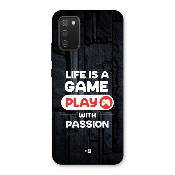 Play With Passion Back Case for Galaxy M02s