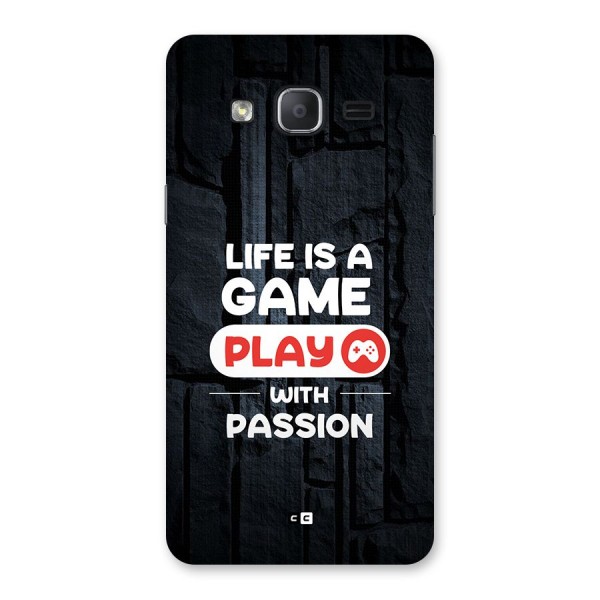 Play With Passion Back Case for Galaxy On7 2015