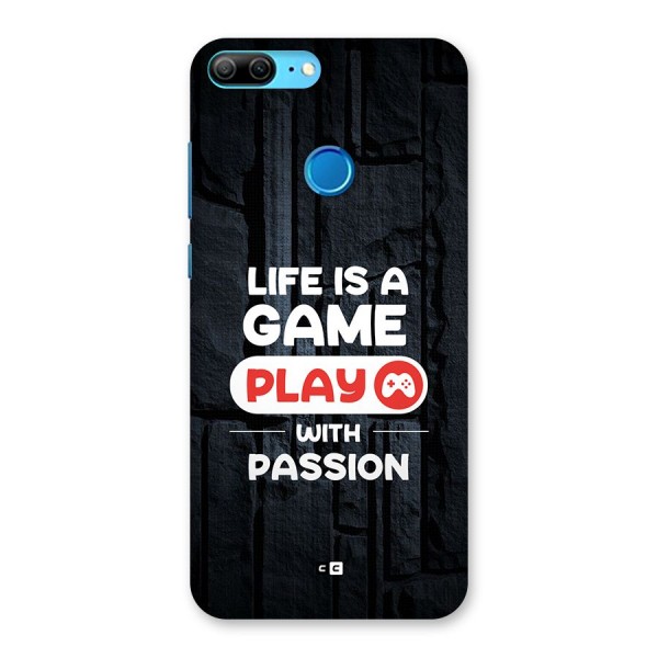 Play With Passion Back Case for Honor 9 Lite