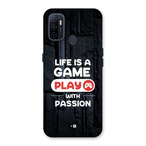 Play With Passion Back Case for Oppo A32