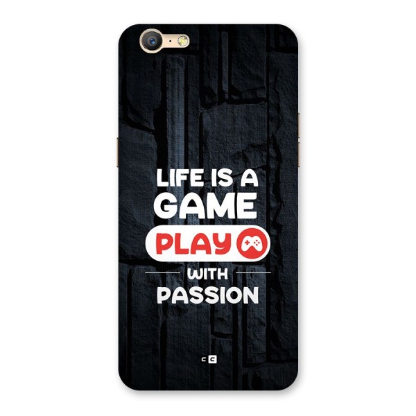 Play With Passion Back Case for Oppo A39
