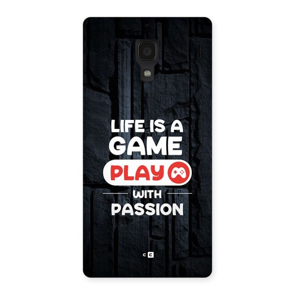 Play With Passion Back Case for Redmi 1s