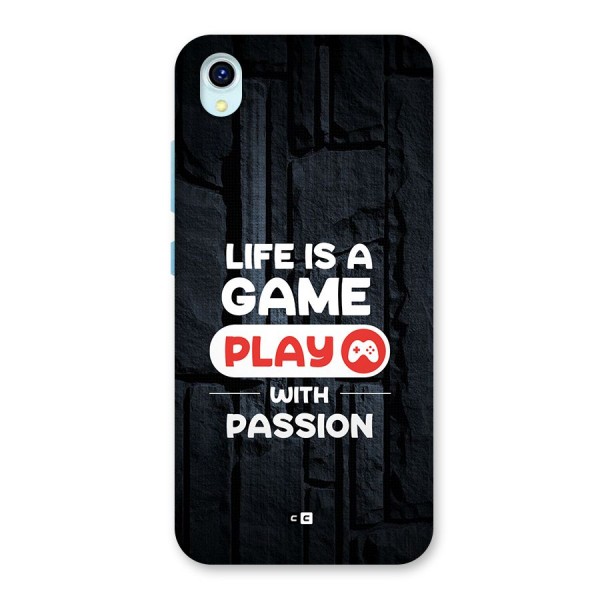 Play With Passion Back Case for Vivo Y1s