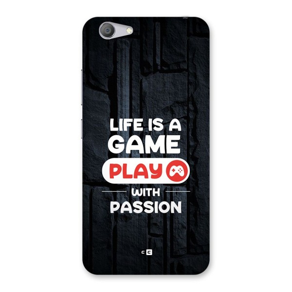 Play With Passion Back Case for Vivo Y53