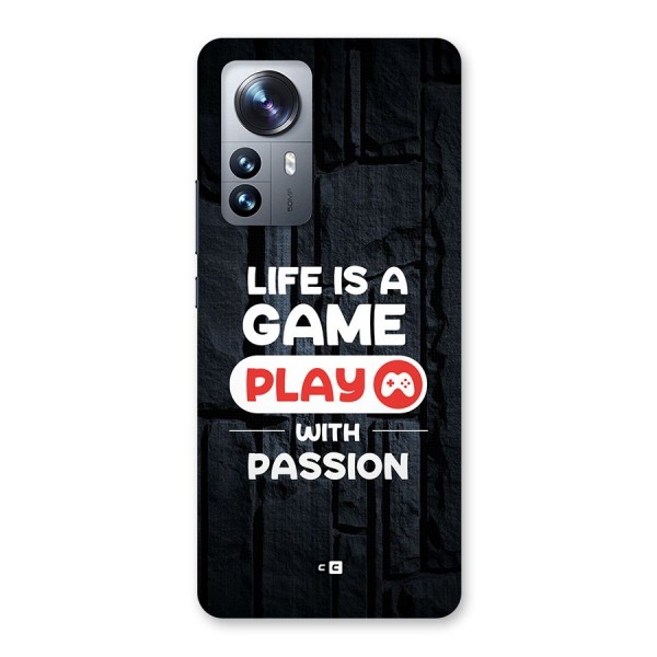 Play With Passion Back Case for Xiaomi 12 Pro