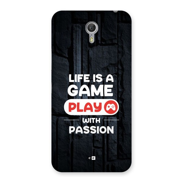 Play With Passion Back Case for Zuk Z1