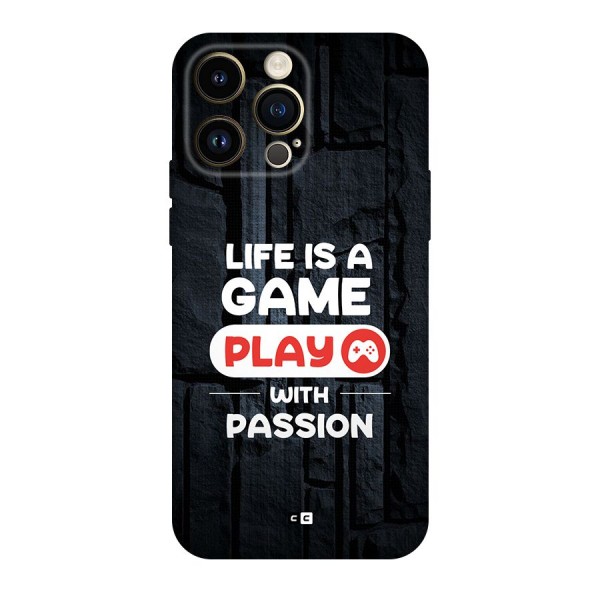 Play With Passion Back Case for iPhone 14 Pro Max