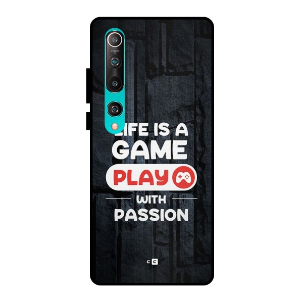 Play With Passion Metal Back Case for Mi 10