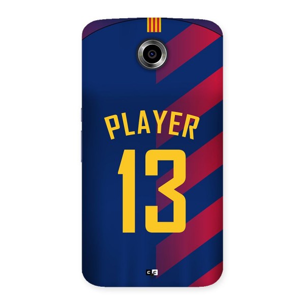 Player Thirteen Back Case for Google Nexus 6
