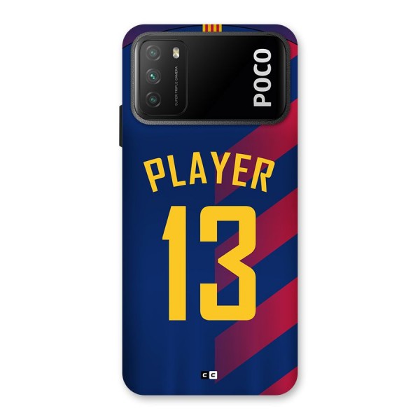 Player Thirteen Back Case for Poco M3