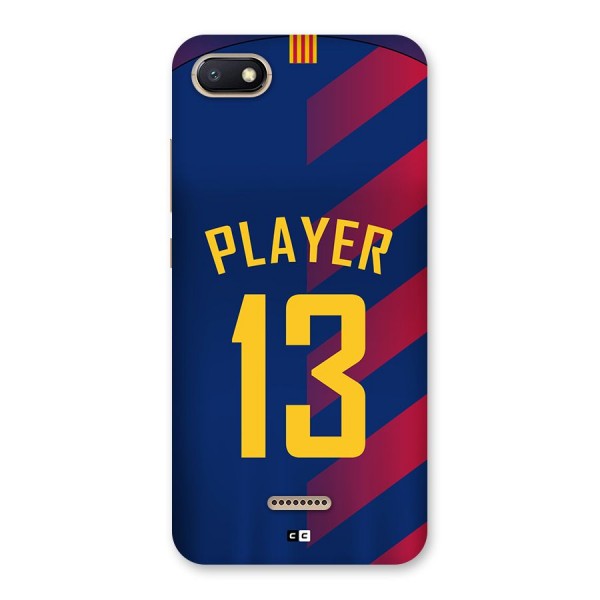 Player Thirteen Back Case for Redmi 6A