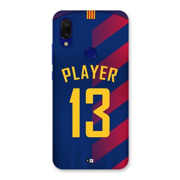 Player Thirteen Back Case for Redmi Y3