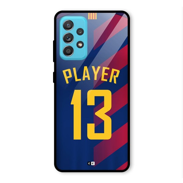 Player Thirteen Glass Back Case for Galaxy A52