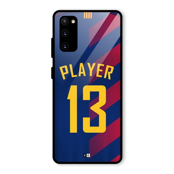 Player Thirteen Glass Back Case for Galaxy S20 FE 5G