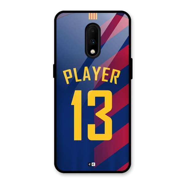 Player Thirteen Glass Back Case for OnePlus 7
