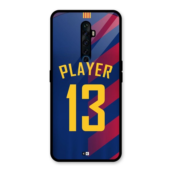 Player Thirteen Glass Back Case for Oppo Reno2 Z