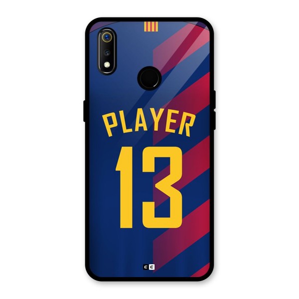 Player Thirteen Glass Back Case for Realme 3