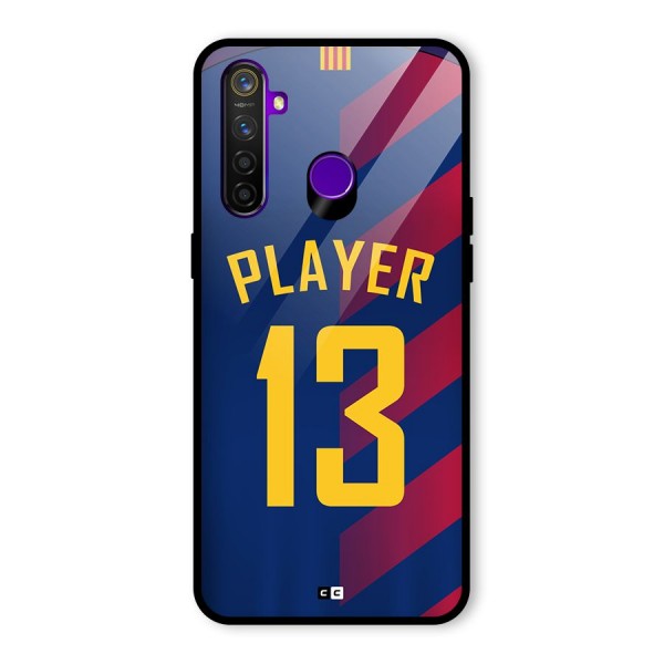 Player Thirteen Glass Back Case for Realme 5 Pro