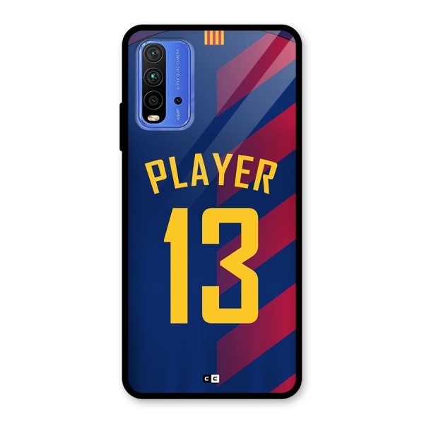 Player Thirteen Glass Back Case for Redmi 9 Power