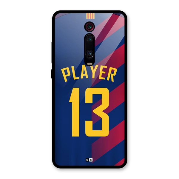 Player Thirteen Glass Back Case for Redmi K20 Pro